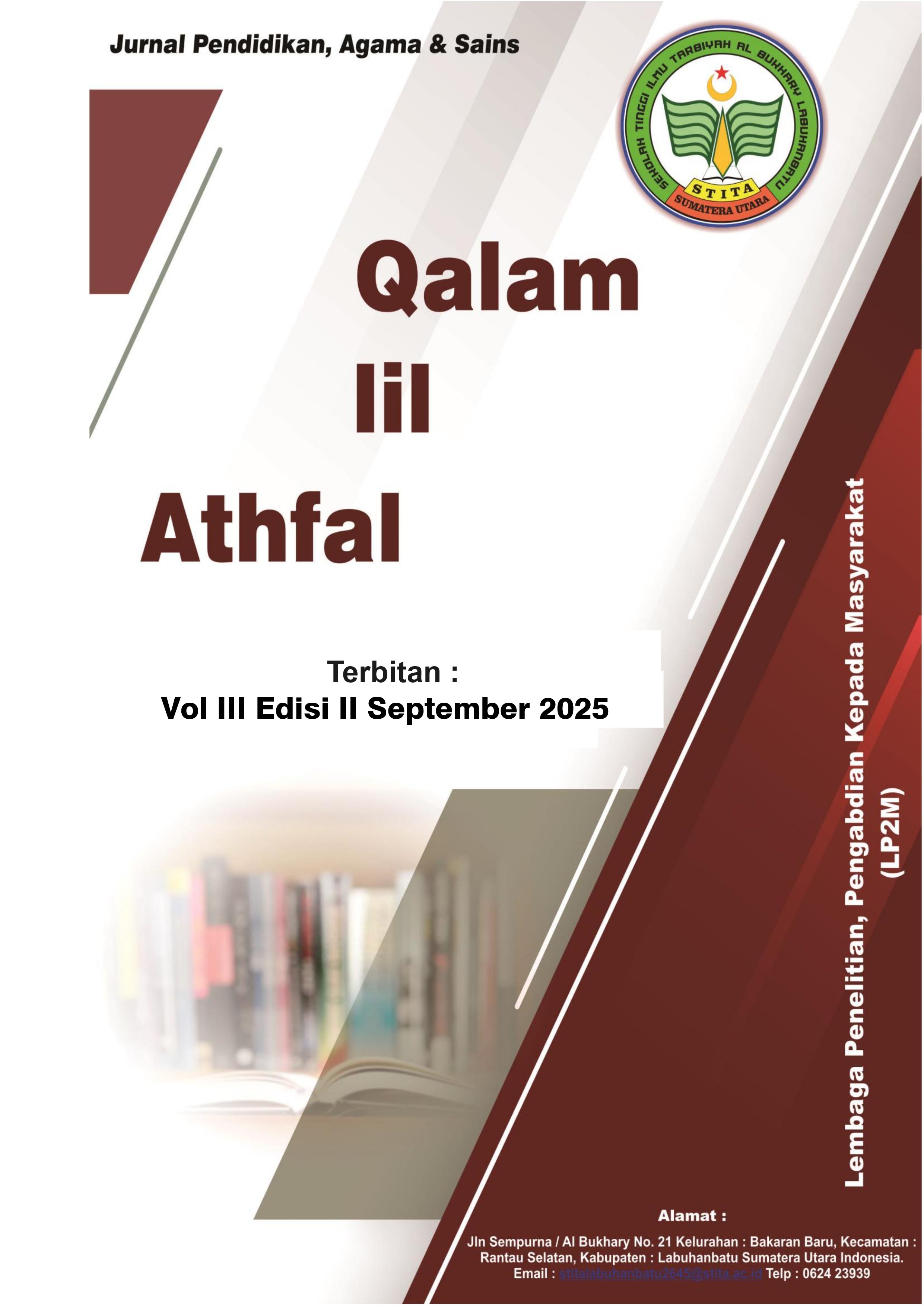 					View Vol. 3 No. 2 (2025): Vol III Edisi II September 2025
				